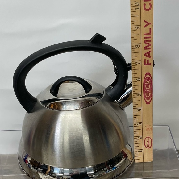 Mr. Coffee Whistling Tea Kettle Flintshire 1.75Qt Stainless Steel. EUC - Picture 8 of 9